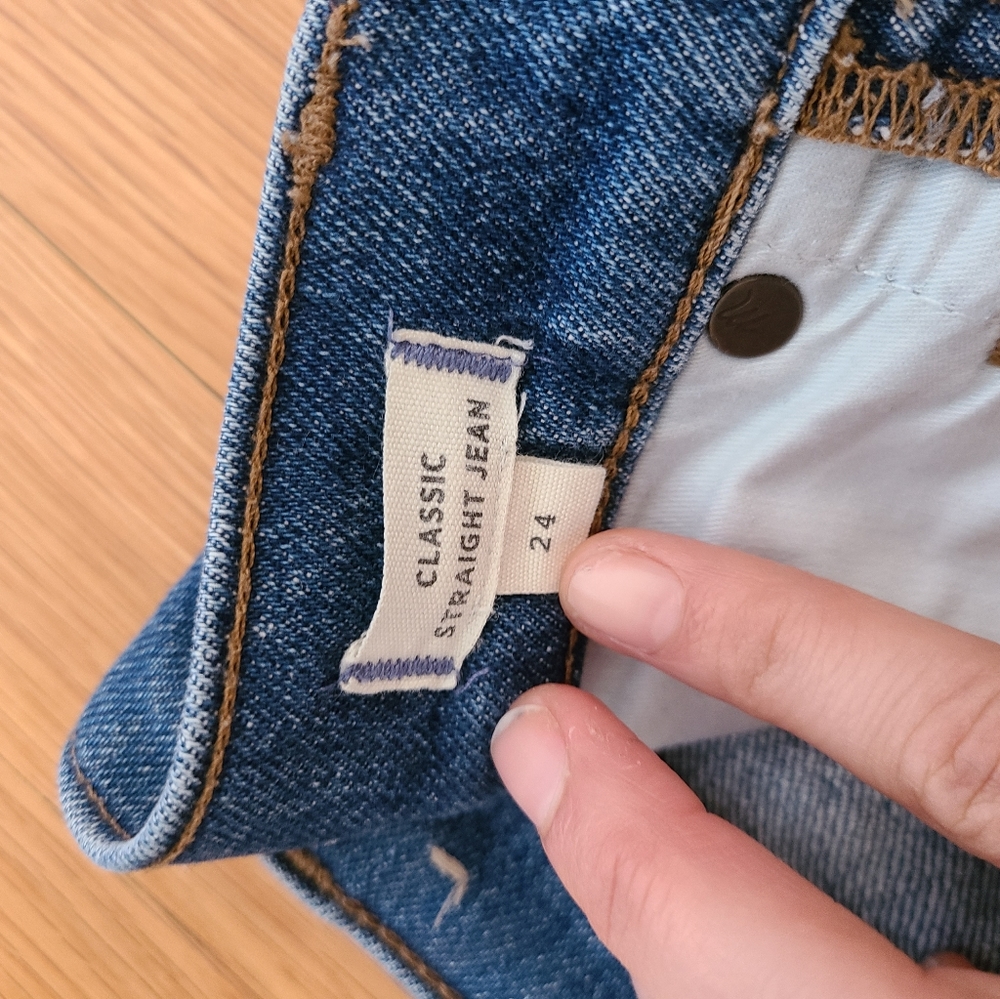 High waisted crop Madewell jeans